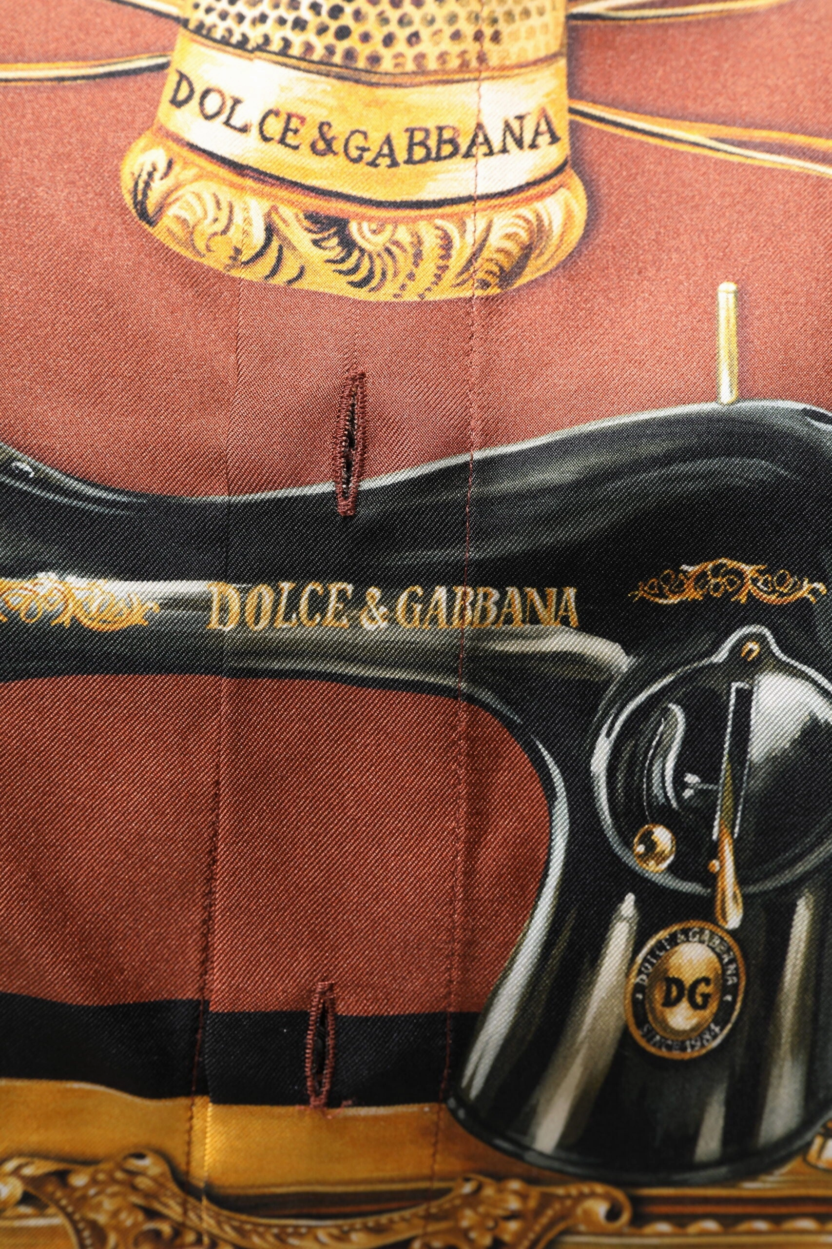 Dolce & Gabbana multi Tailor Print Silk Casual Men's Shirt