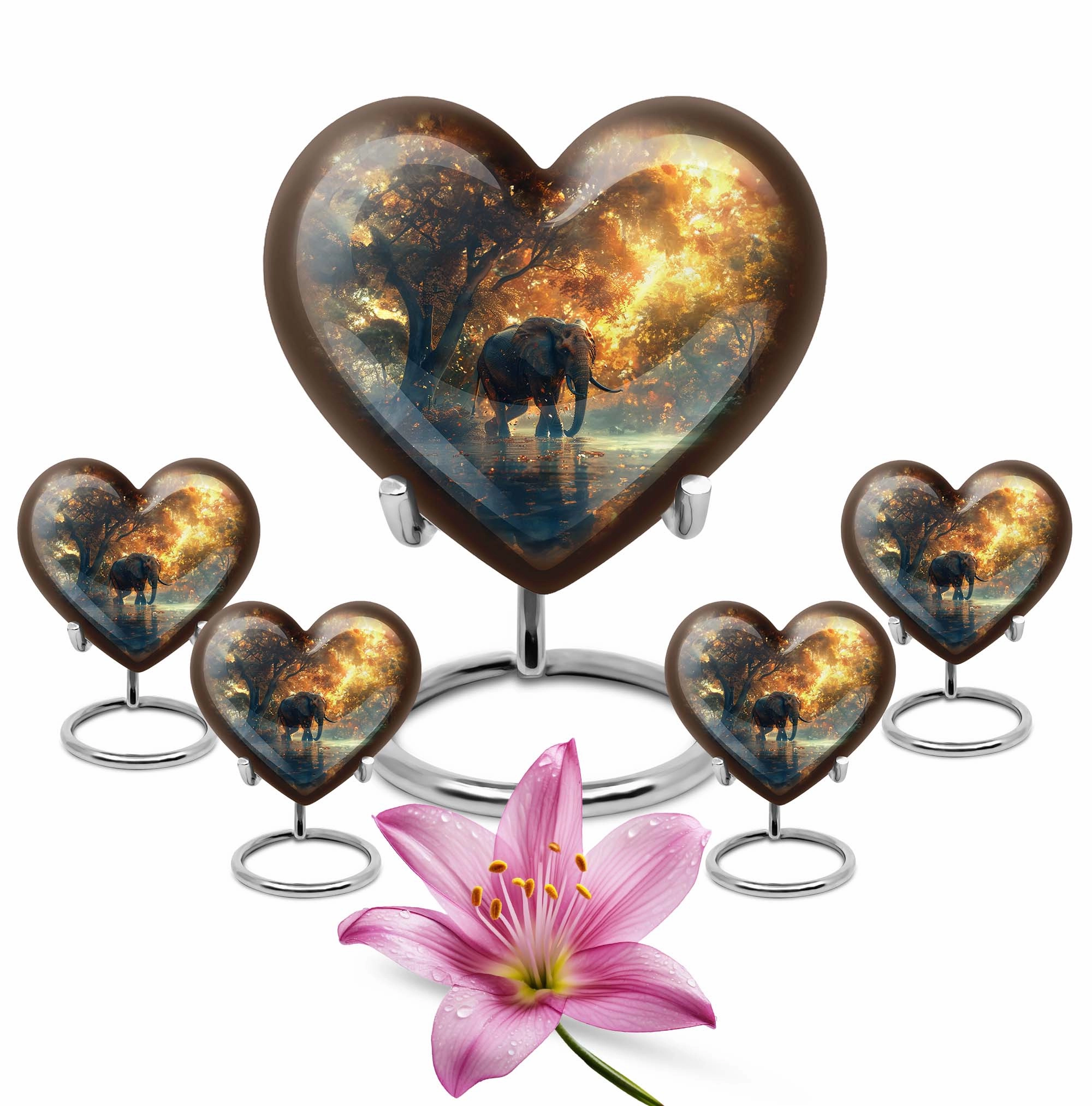 Elephant Urn: Majestic Funeral Cremation Container for Men's Remains