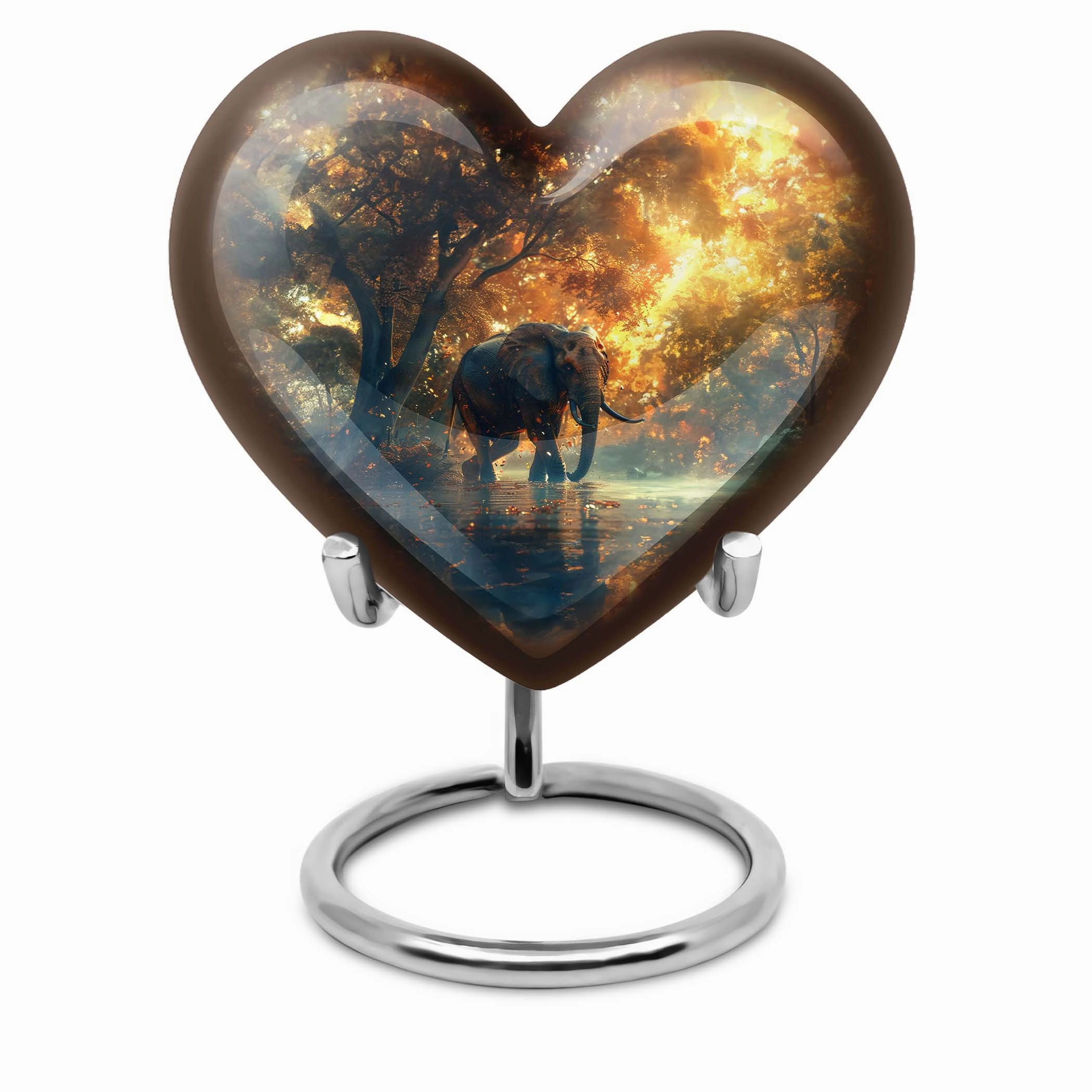 Elephant Urn: Majestic Funeral Cremation Container for Men's Remains