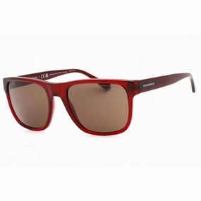 Emporio Armani Men's Sunglasses - Transparent Bordeaux Full Rim Frame | 0EA4163 507573