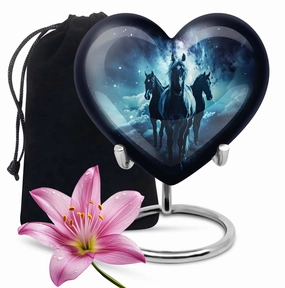 Eternal Resting Horse Cremation Memorial - Exquisite Large Urn