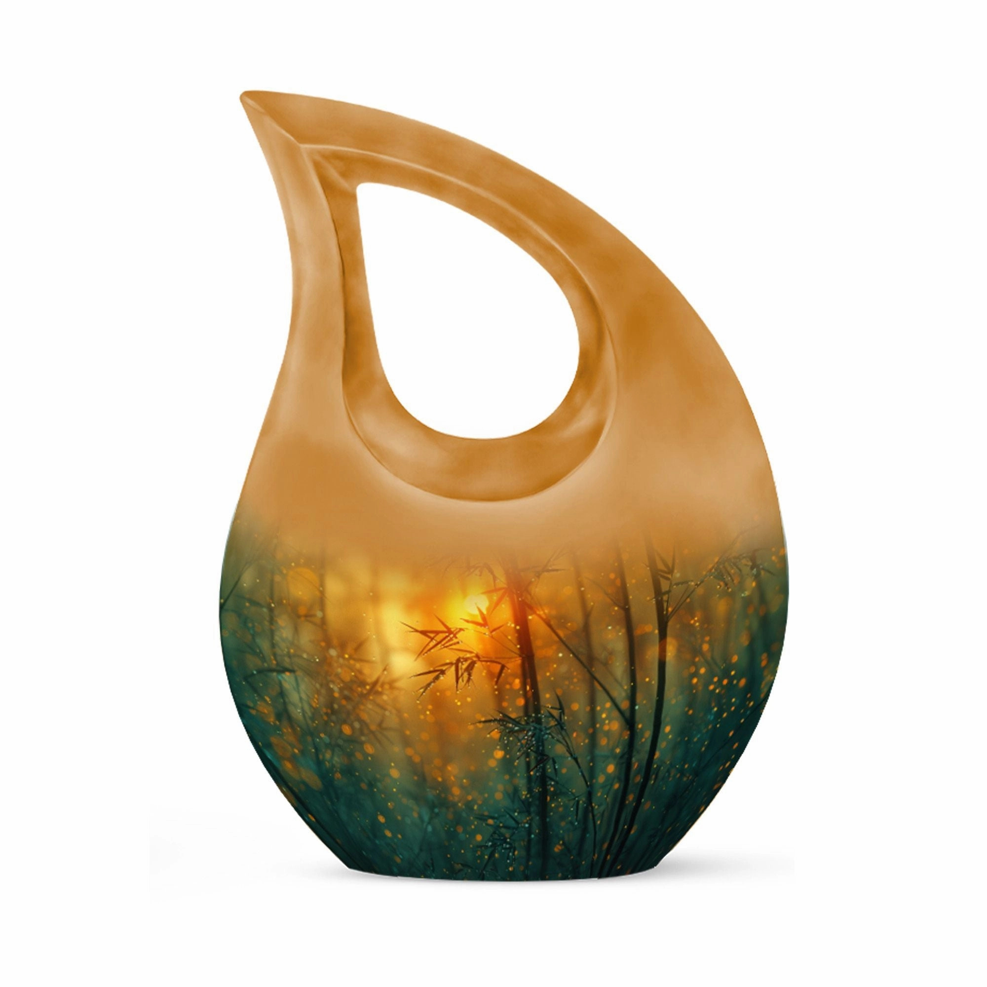 Evening Enchantment Fireflies At Dusk Memorial Urn