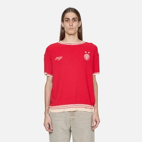 Football Shortsleeve Sweater Red