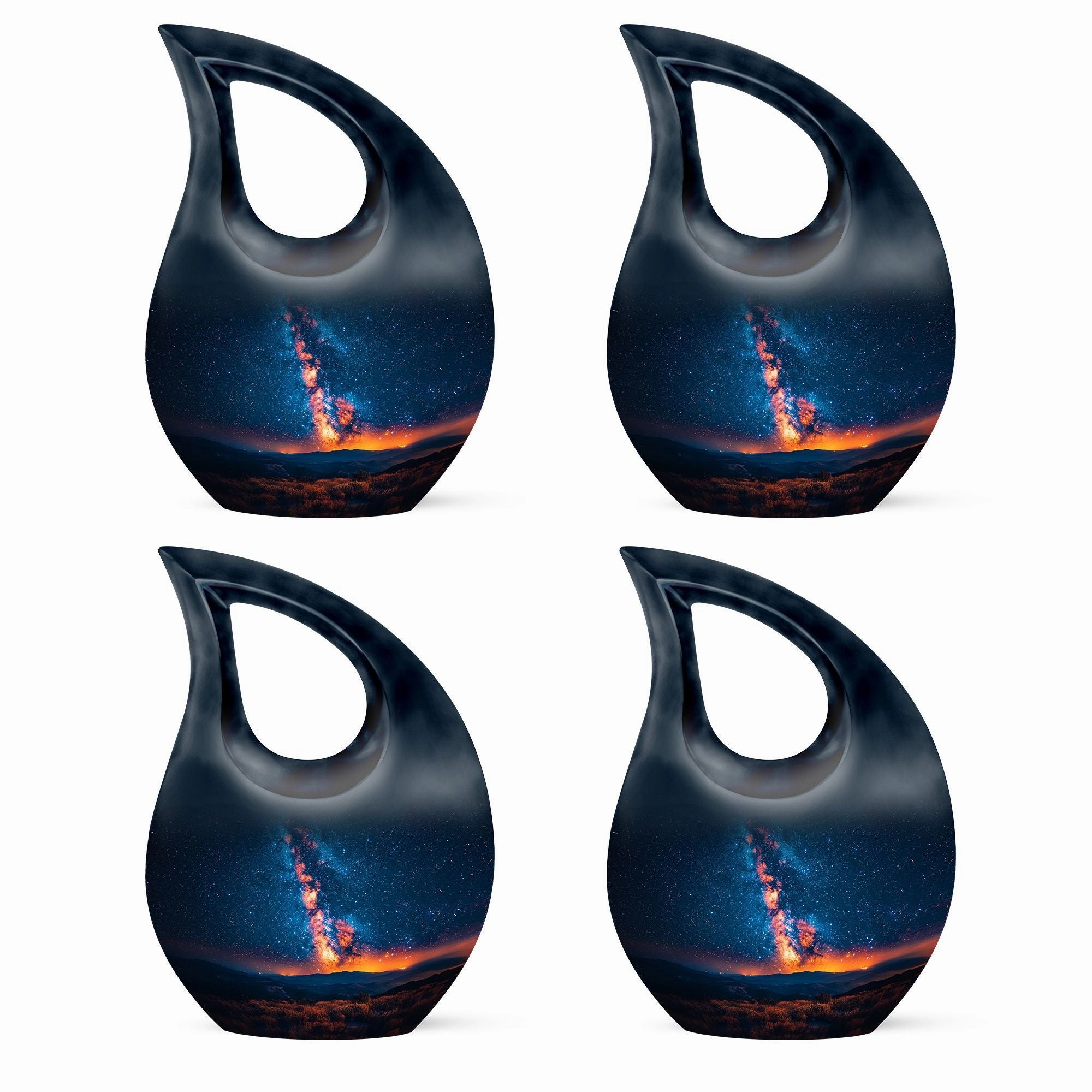 Galaxy Urn : Container For Adult Human Ashes Remains