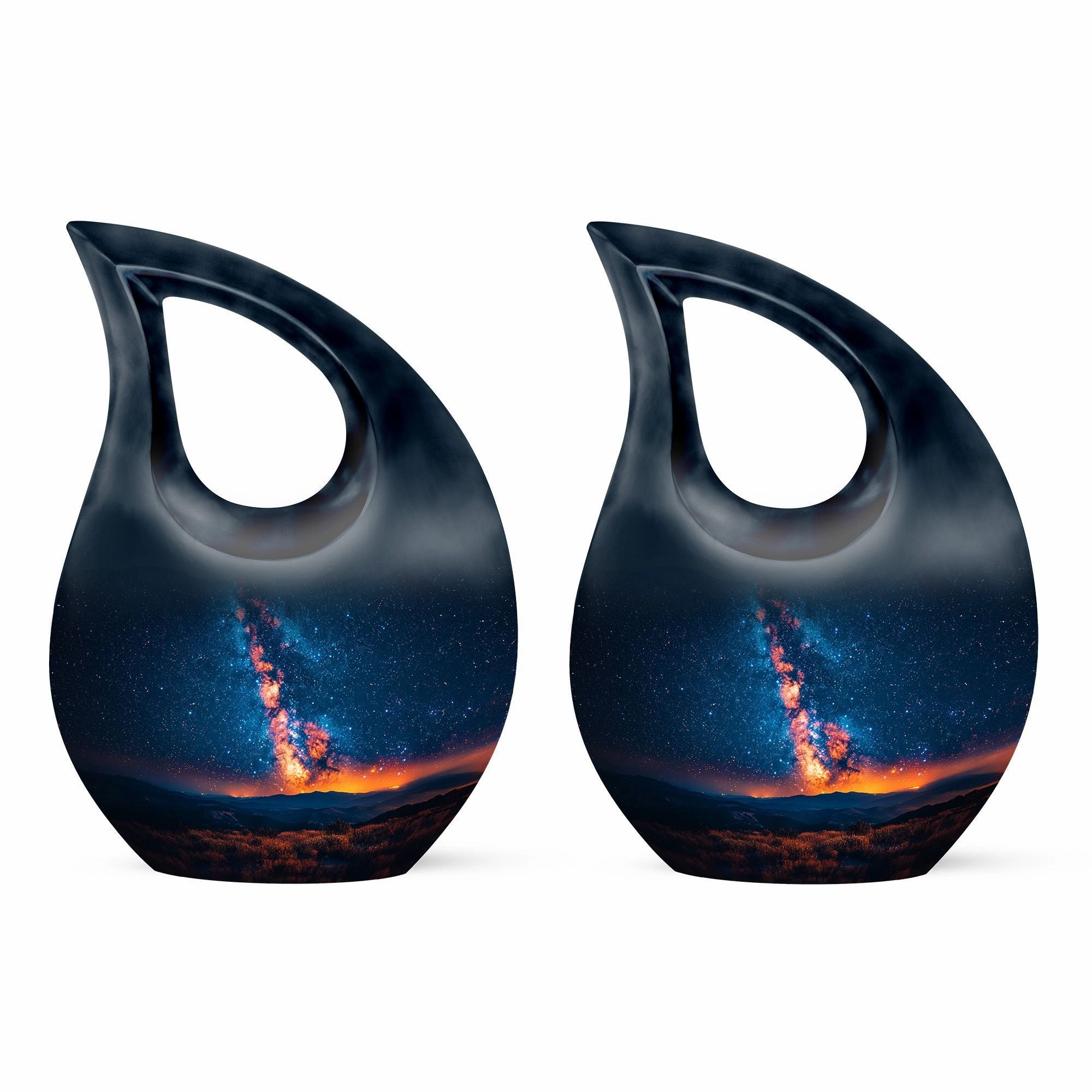 Galaxy Urn : Container For Adult Human Ashes Remains