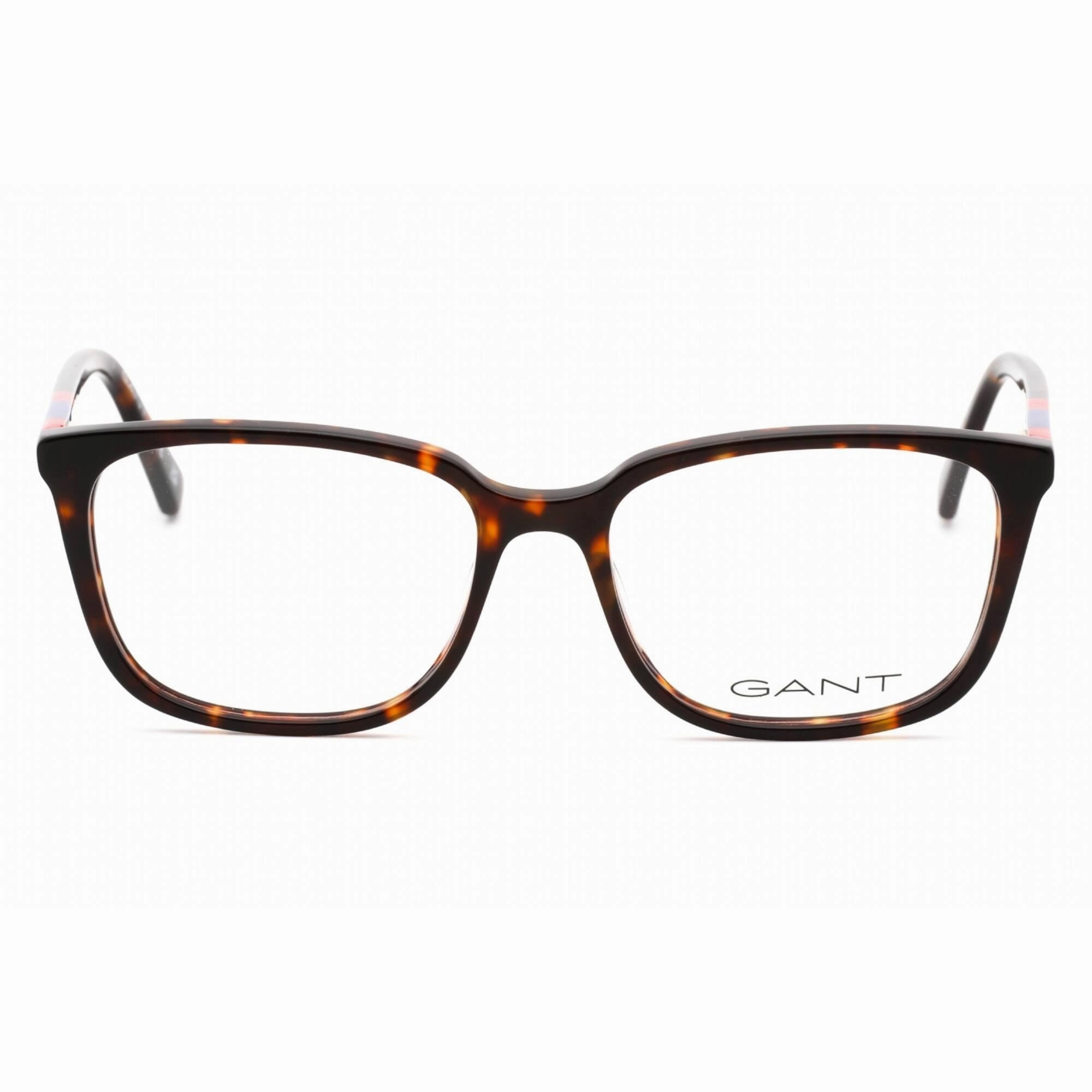 Gant Men's Eyeglasses - Dark Havana Plastic Full Rim Rectangular Frame | GA3278 052