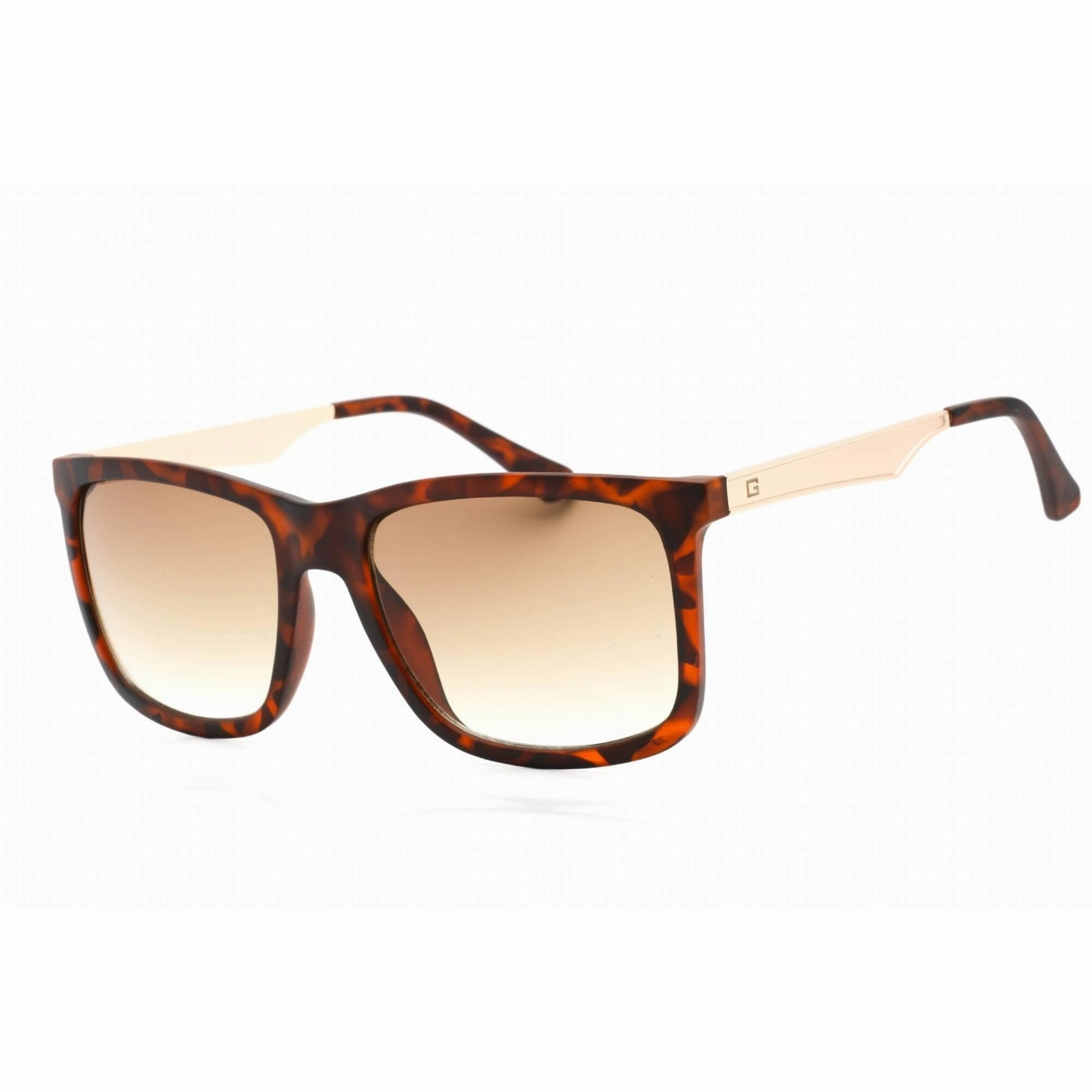Guess Factory Men's Sunglasses - Dark Havana Frame Gradient Brown Lens | GF0171 52F