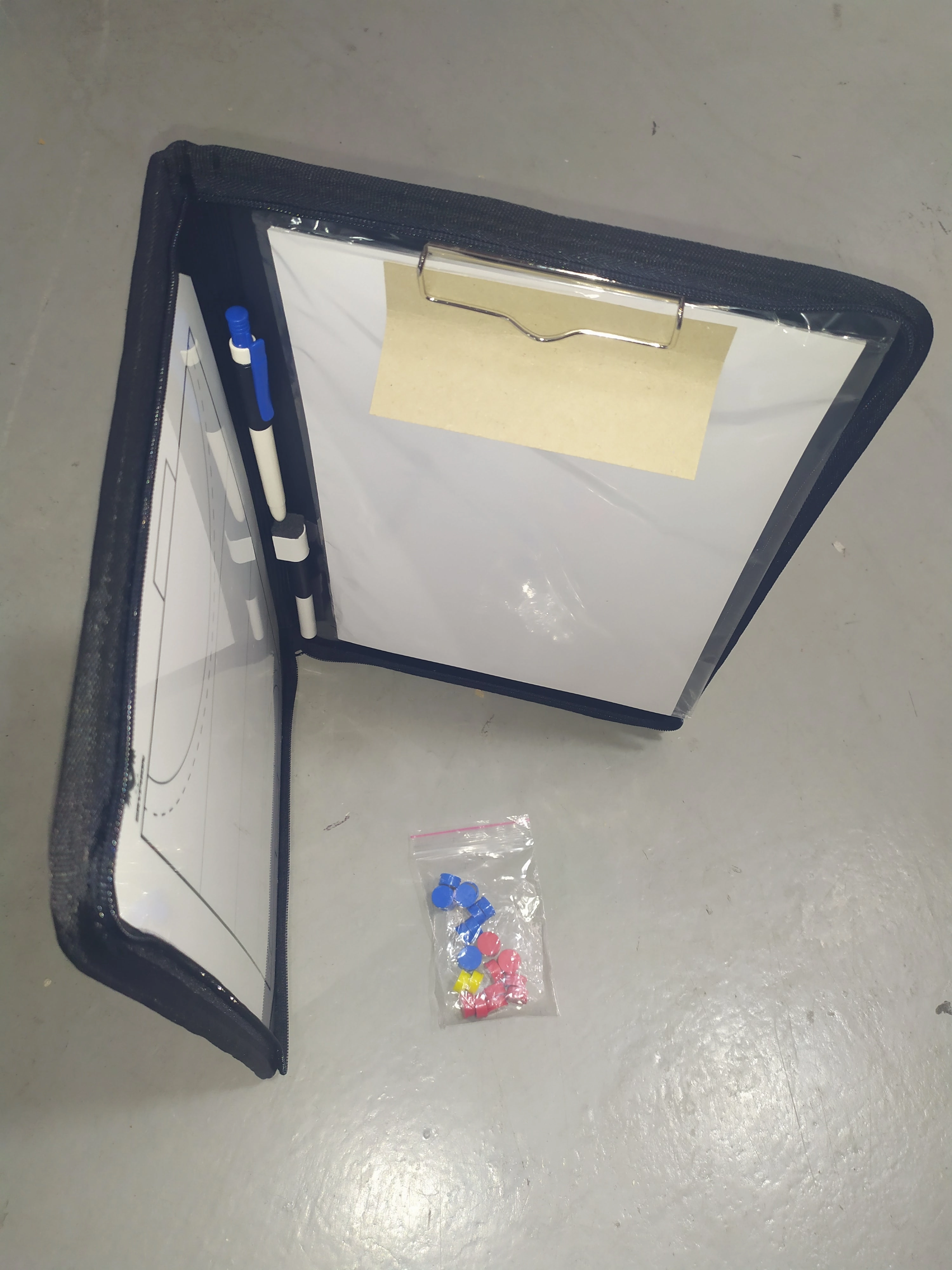 HOCKEY Coaching Folder - Magnetic Strategy Board -