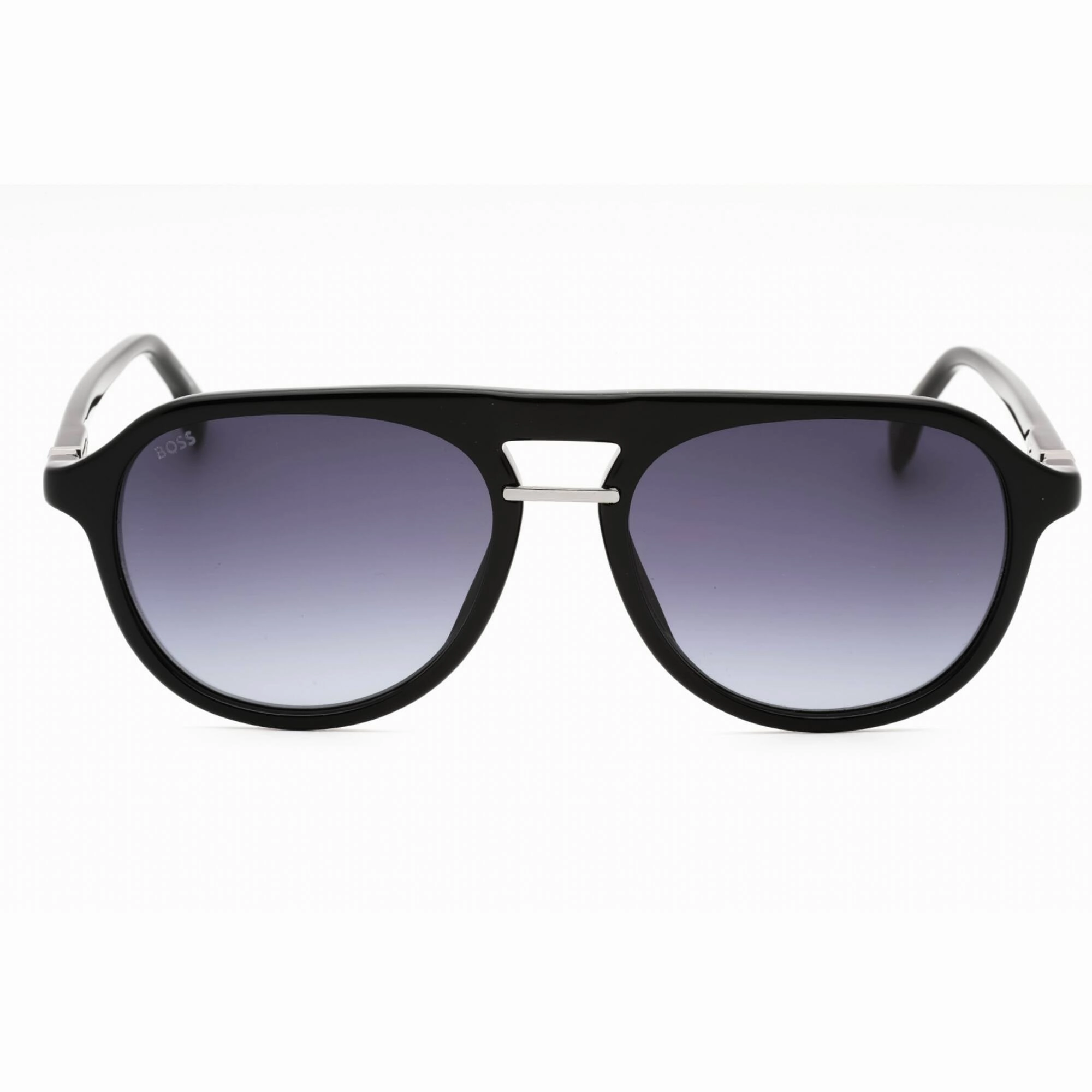 Hugo Boss Men's Sunglasses - Black Aviator Shape Full Rim Frame | BOSS 1435/S 0807 9O