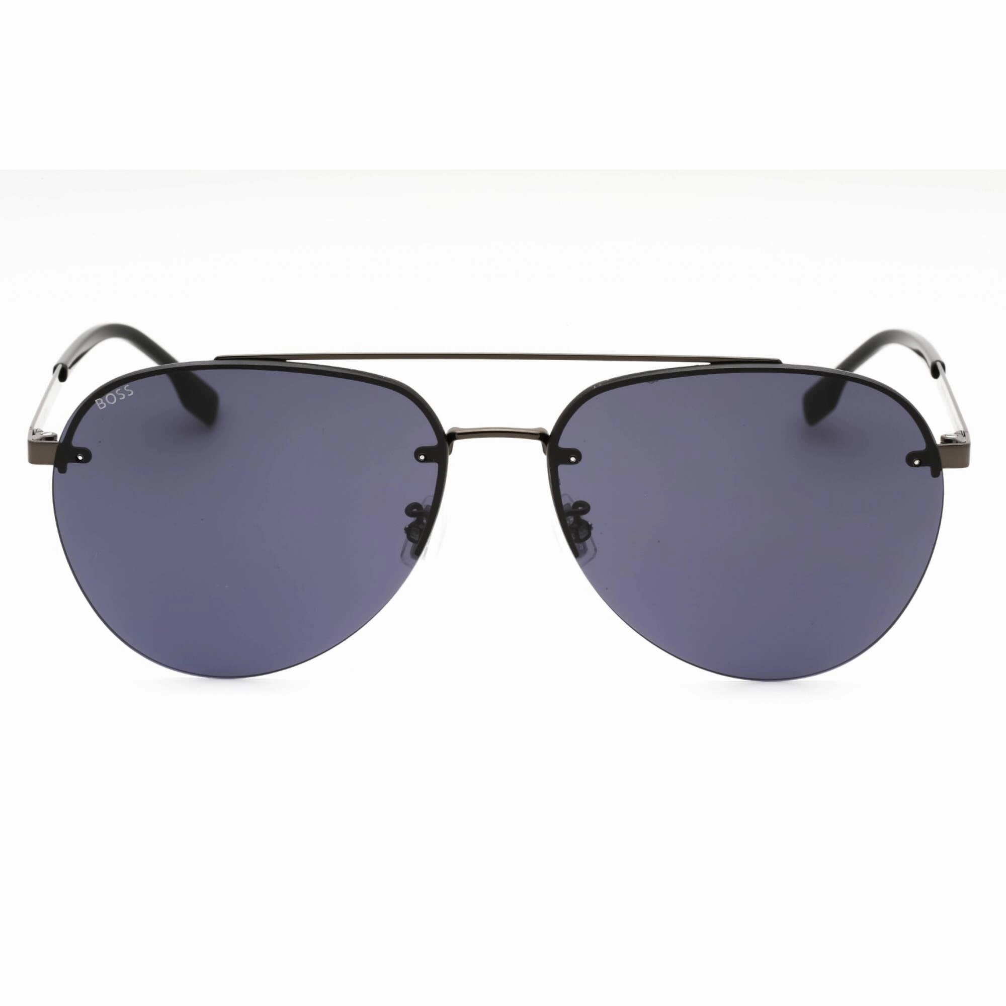 Hugo Boss Men's Sunglasses - Dark Ruthenium Black Aviator | BOSS 1537/F/SK 0V81 IR