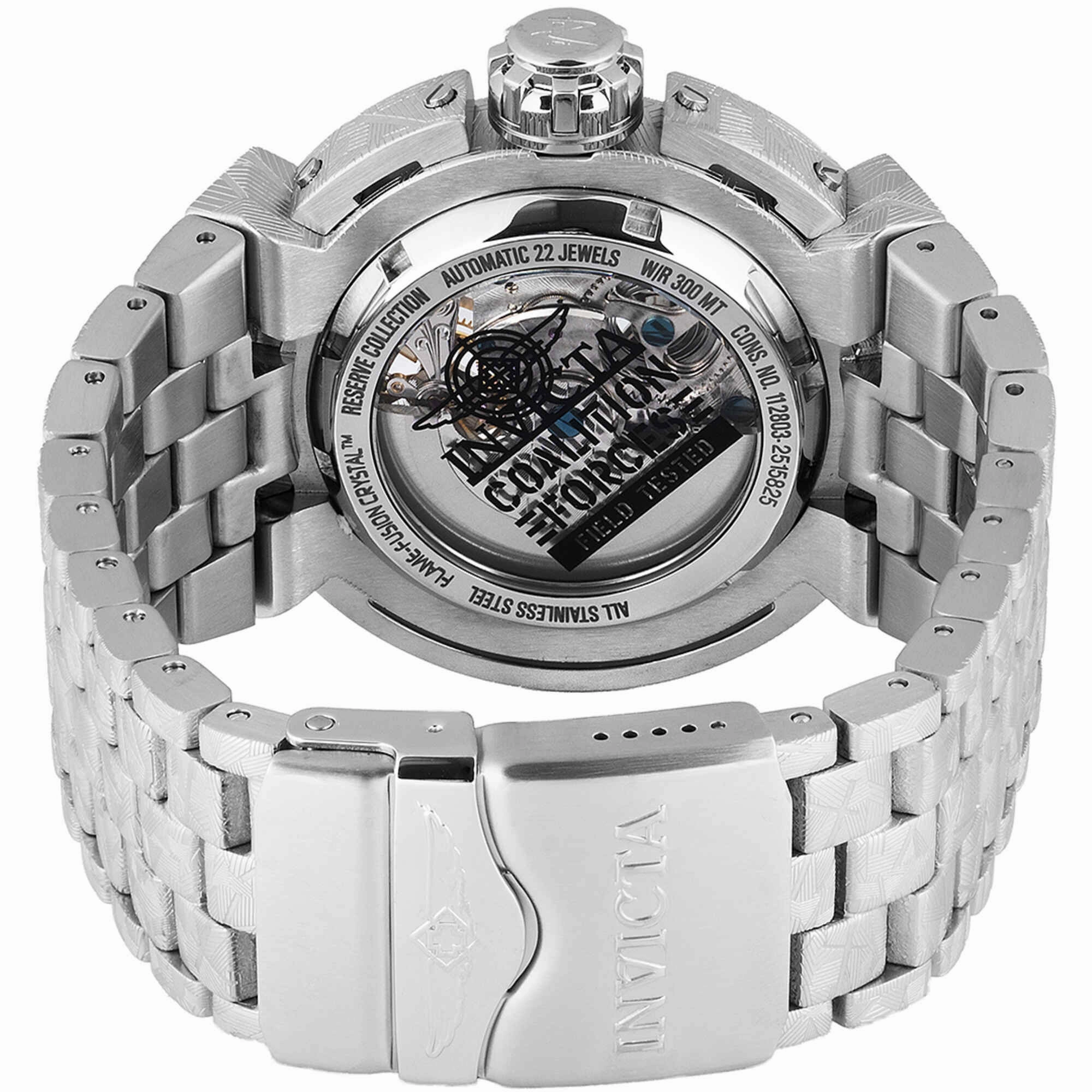 Invicta Men's Watch - Coalition Forces Automatic Silver Tone, Dark Blue Dial | 47709