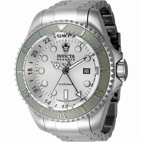 Invicta Men's Watch - Reserve Hydromax Quartz Silver Tone Dial Steel Bracelet | 45473