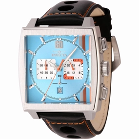 Invicta Men's Watch - S1 Rally Chronograph Light Blue and Silver Dial Strap | 44748