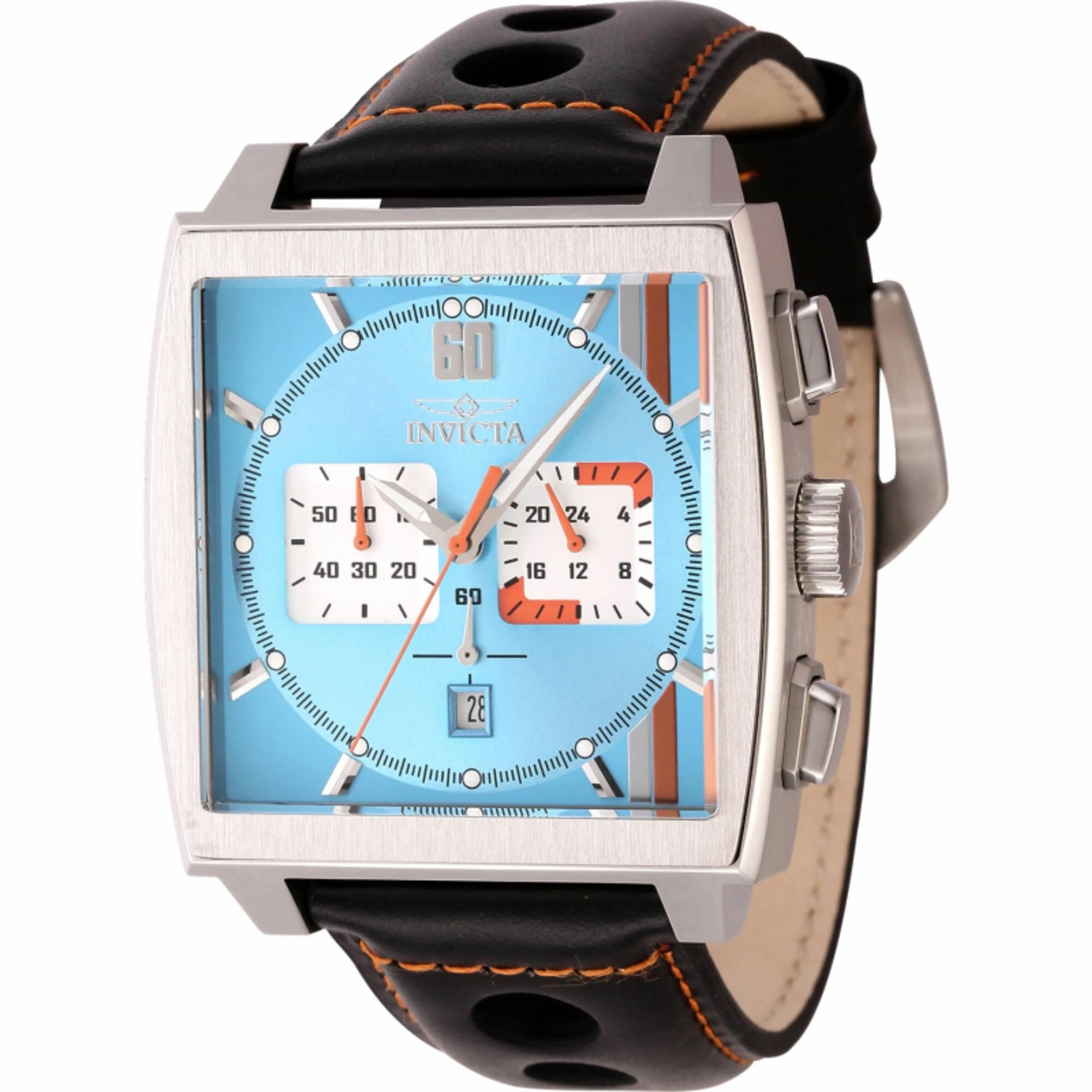 Invicta Men's Watch - S1 Rally Chronograph Light Blue and Silver Dial Strap | 44748