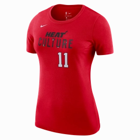 Jaime Jaquez Jr. Nike HEAT Culture: Blood Red Name & Number Women's Tee
