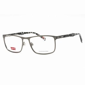 Levi's Men's Eyeglasses - Matte Dark Ruthenium Metal Rectangular | LV 5033 0R80 00