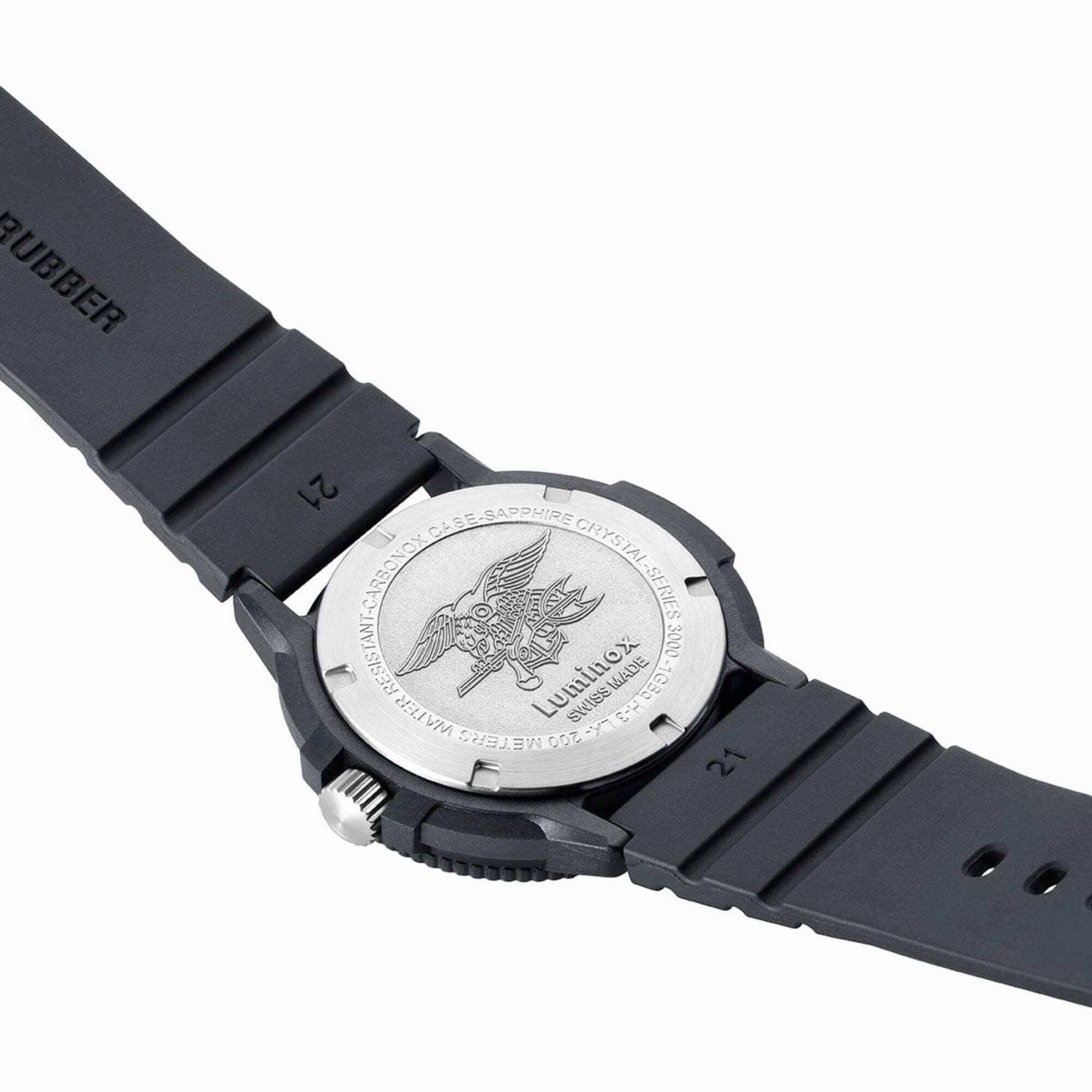Luminox Men's Watch - Navy SEAL White Dial Black Silicone Strap | XS.3007.EVO.S