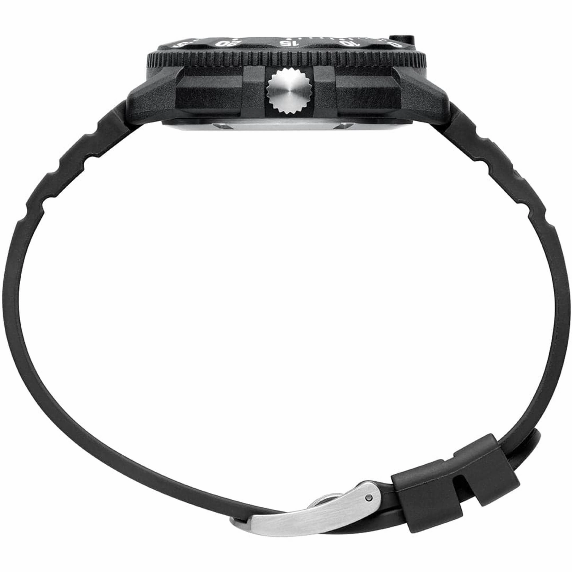 Luminox Men's Watch - Navy SEAL White Dial Black Silicone Strap | XS.3007.EVO.S