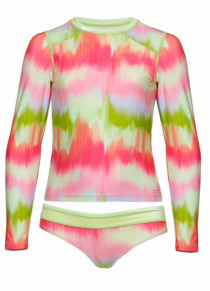 Maaji Lime Ombré Odyssey Rashguard Set Girls