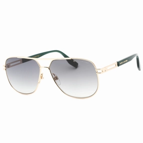 Marc Jacobs Men's Sunglasses - Gold Metal Aviator Full Rim Frame | MARC 633/S 0J5G 9O