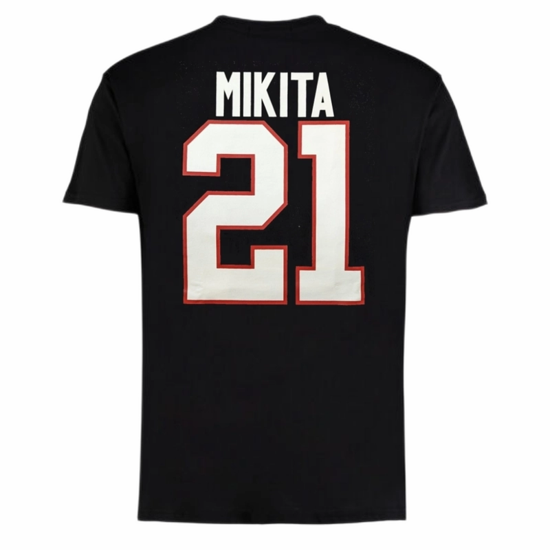 Men's Chicago Blackhawks Stan Mikita Black Player T-Shirt