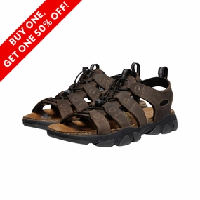 Men's Daytona II Sandal - Bison/Black (Regular Width)