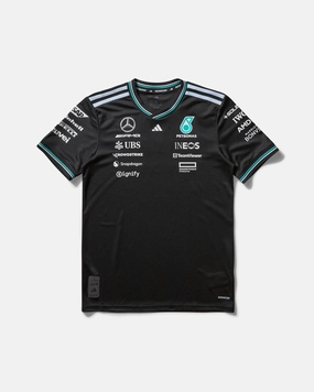 Men's Mercedes-AMG Petronas Formula One Team Driver Authentic Jersey Black