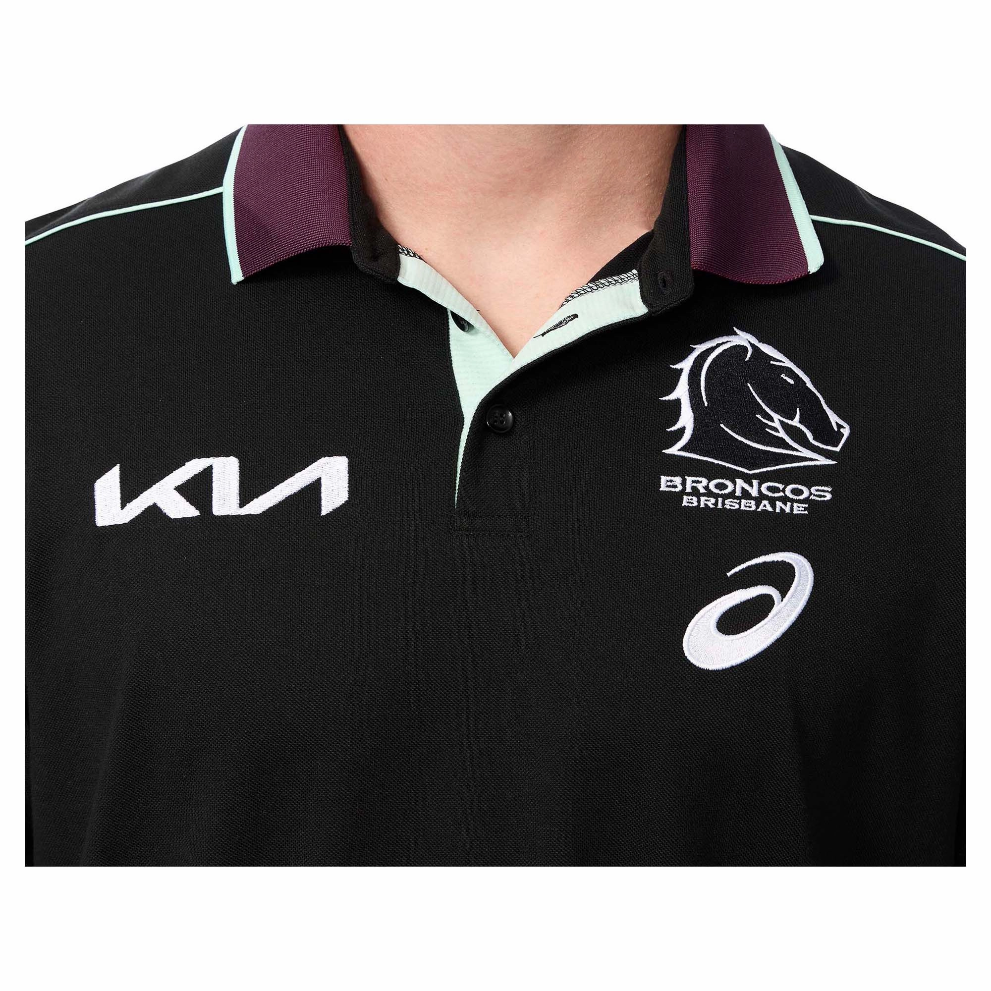 Men's NRL Brisbane Broncos 2025 Team Polo