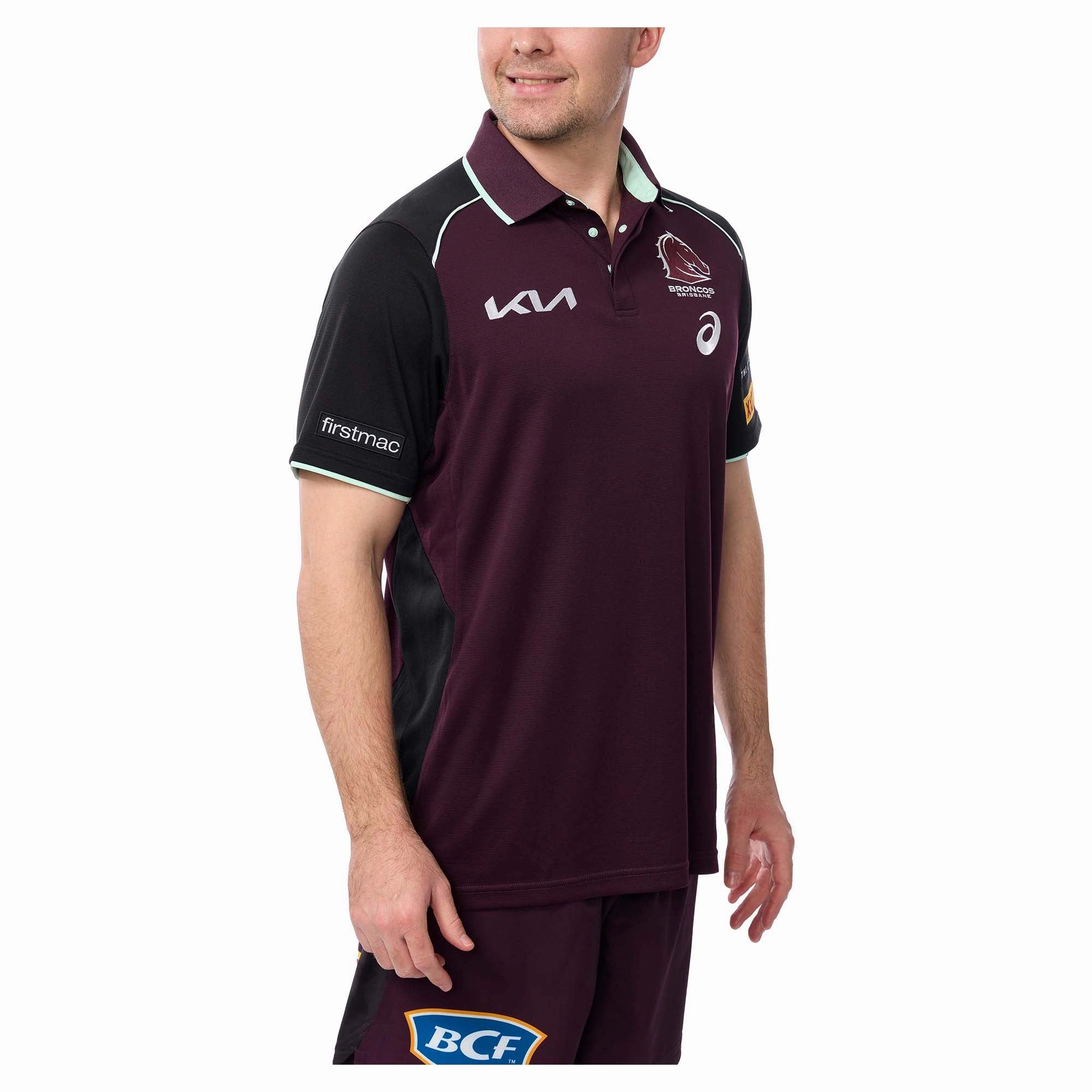 Men's NRL Brisbane Broncos 2025 Training Polo