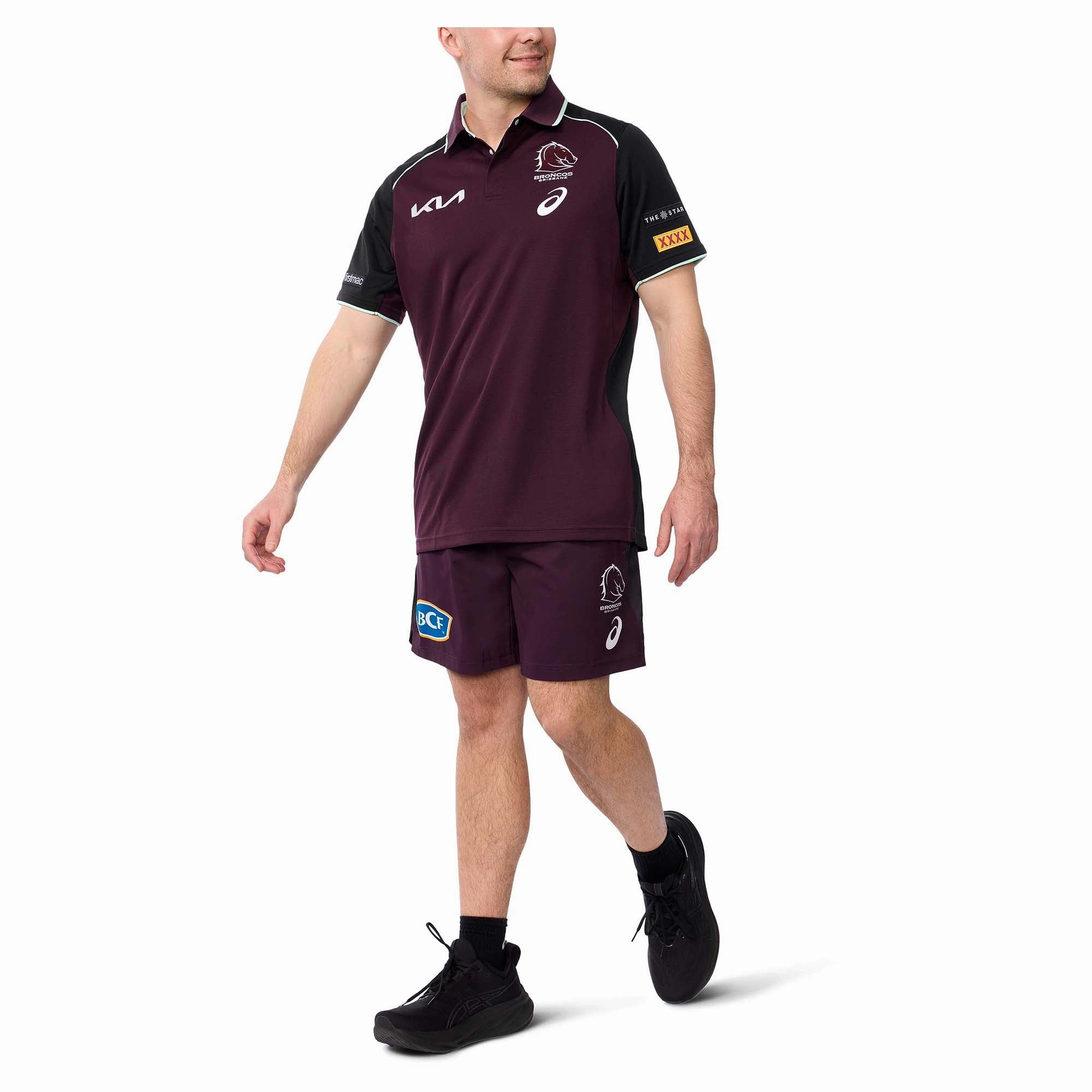 Men's NRL Brisbane Broncos 2025 Training Polo