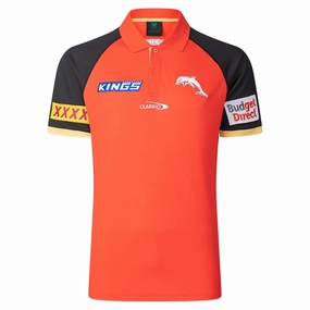 Men's NRL Redcliffe Dolphins 2025 Media Polo