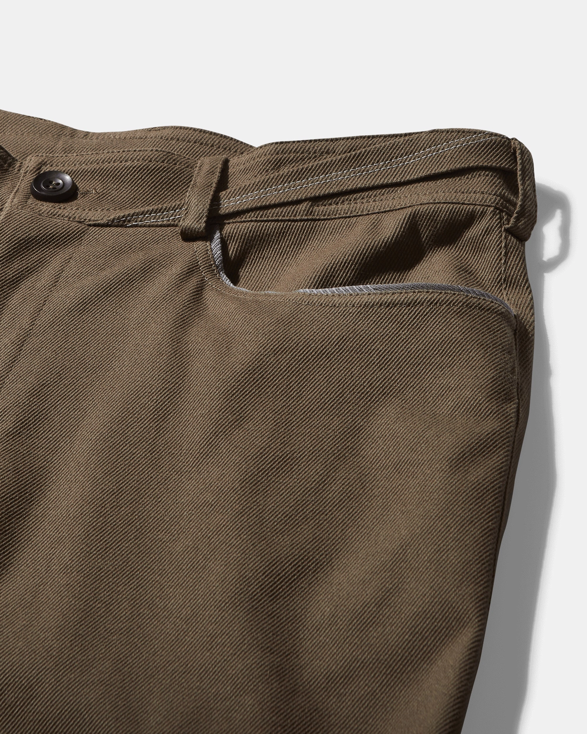 Men's Ohne K-Dart Trousers Brass Green