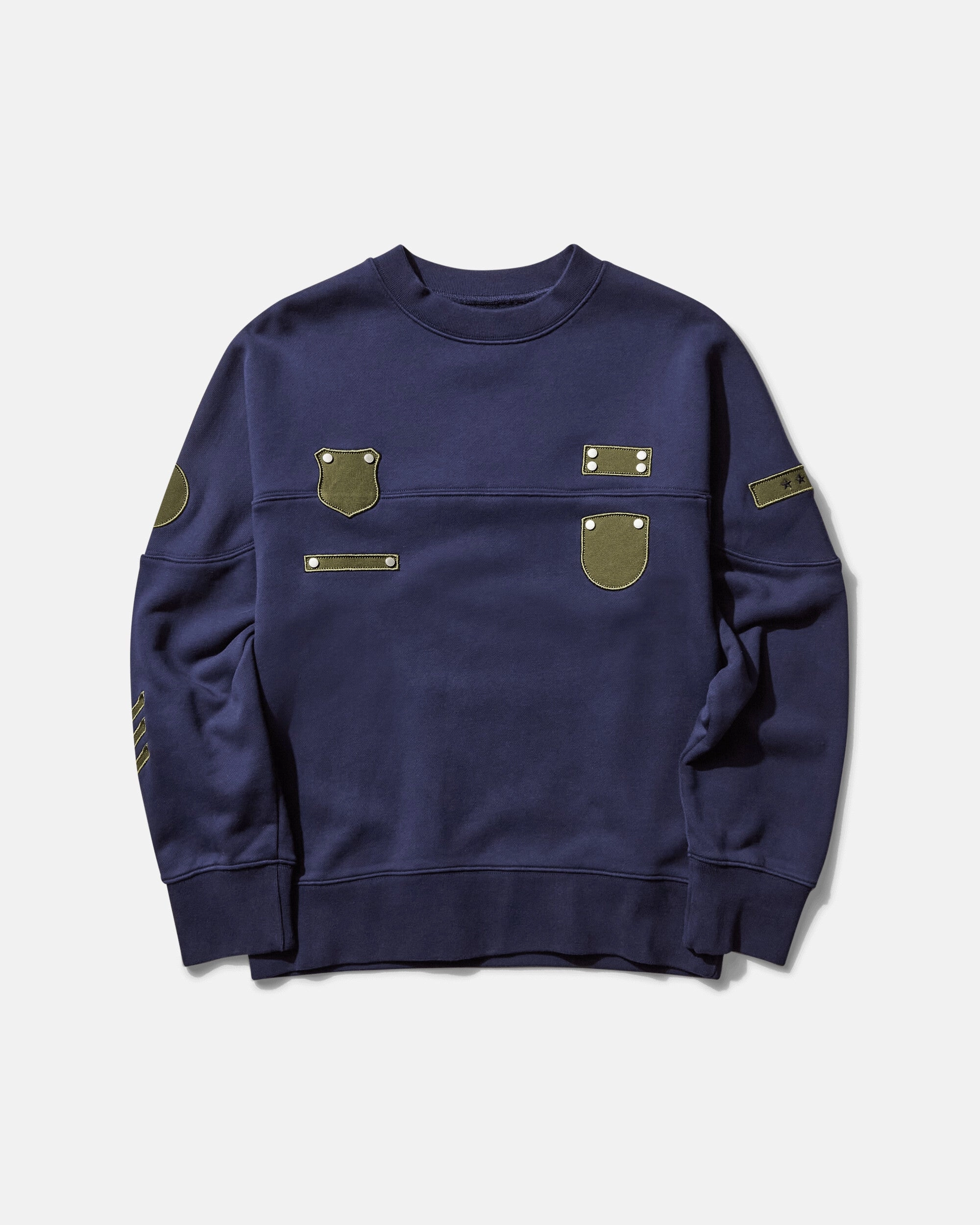 Men's Patched Sweatshirt Navy