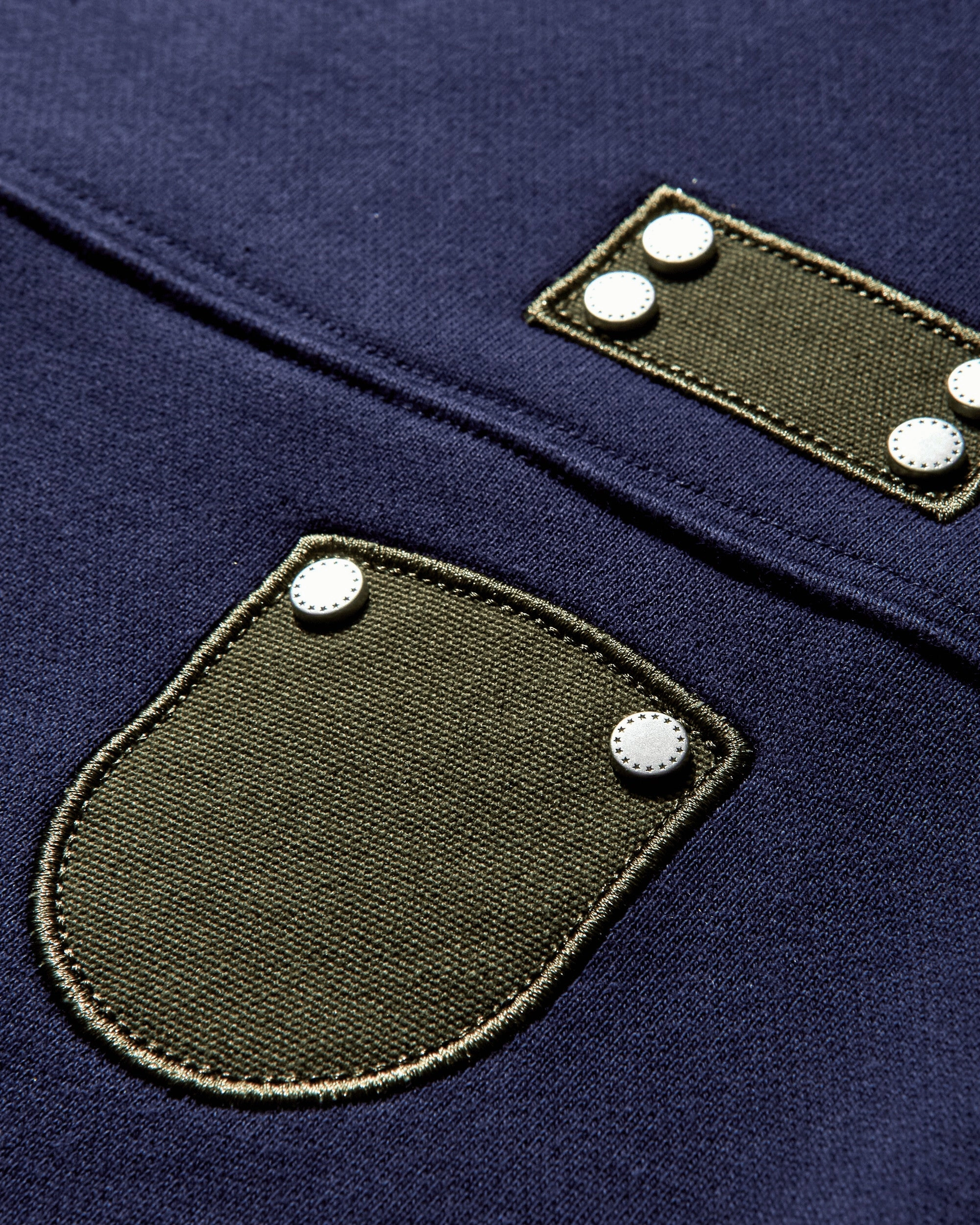 Men's Patched Sweatshirt Navy