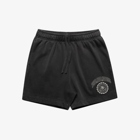 mens premiumgoods. faded sweat shorts crest (graphite)
