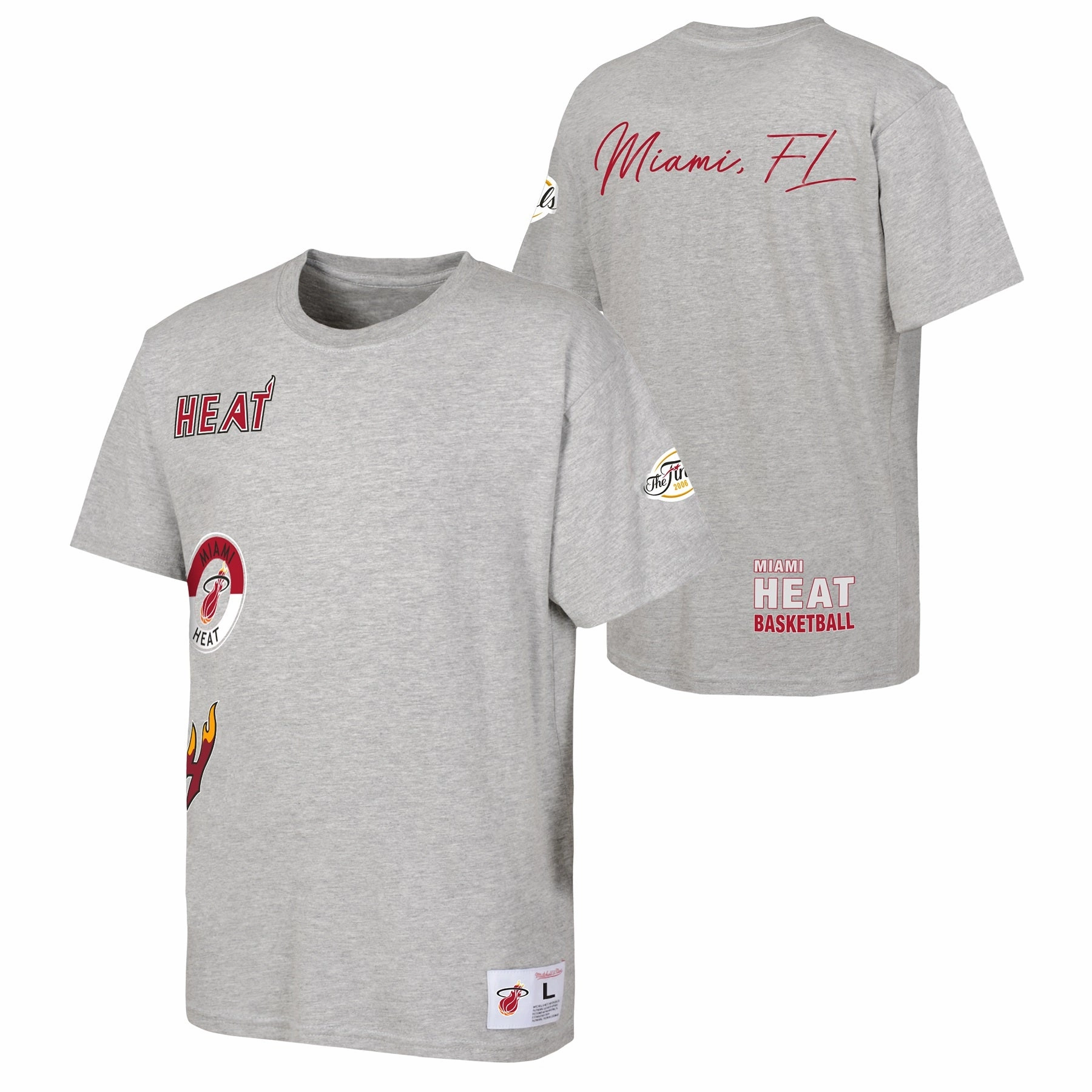 Mitchell & Ness Miami HEAT Champ City Youth Tee