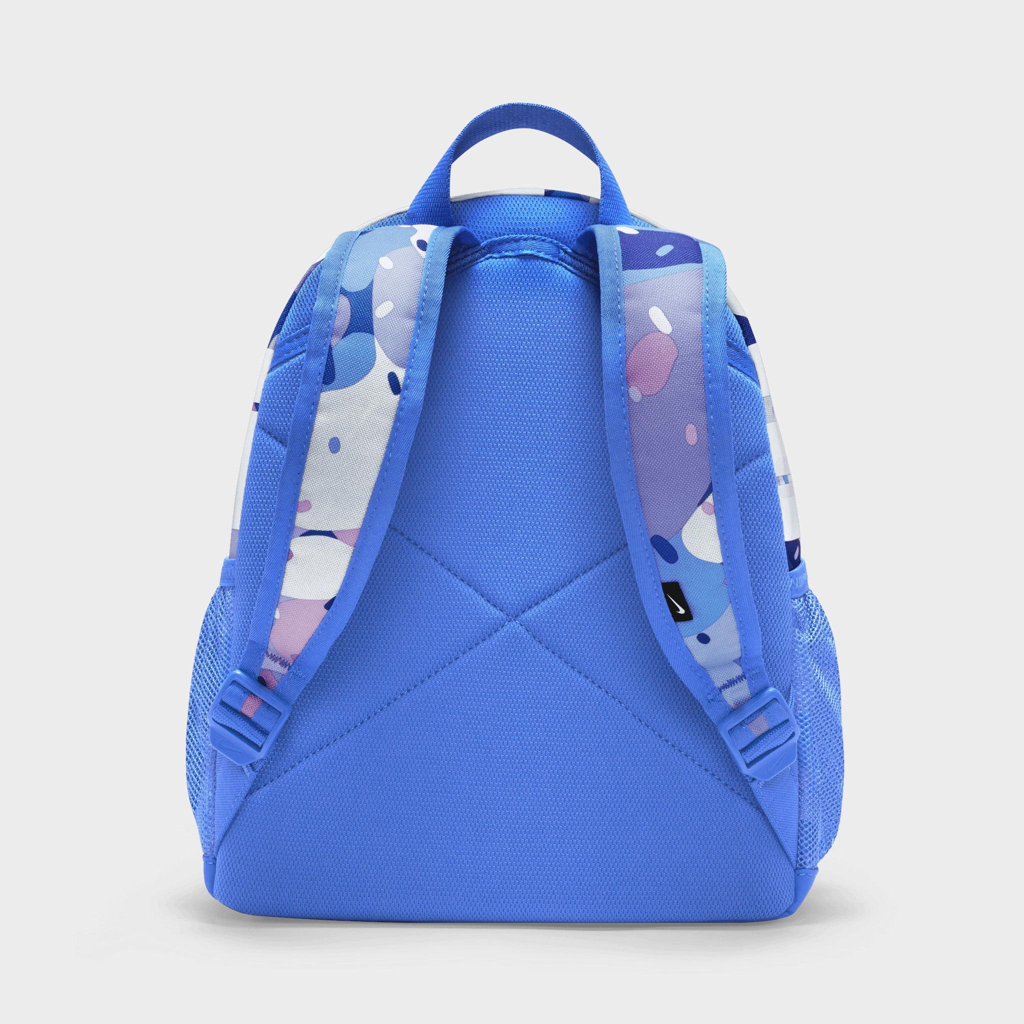 Nike Kids' Brasilia JDI Printed Mini Backpack Comet Blue / Light Thistle - White