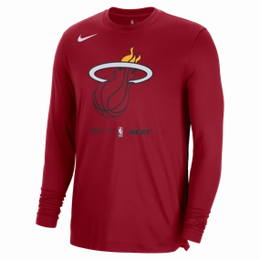 Nike Miami HEAT On-Court 2022 Long Sleeve Tee
