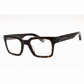 Philipp Plein Men's Eyeglasses - Dark Havana Acetate Full Rim Frame | VPP082M 0722