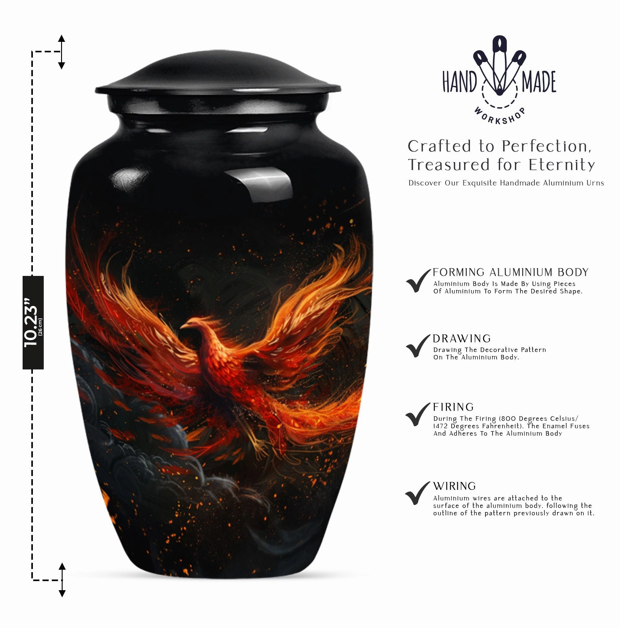 Phoenix Urn: Striking Cremation Urn for Inspiring Remembrance