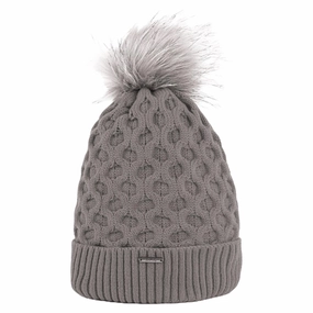 PING Classic Knit 214 Golf Beanie Silver Marl - 24 Women