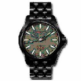 Protek Men's Watch - USMC Series Quartz Sand Dial Black Titanium Bracelet | 3106BR