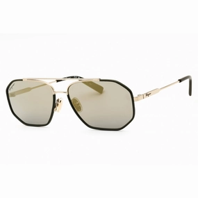 Salvatore Ferragamo Men's Sunglasses - Gold/Dark Green Full Rim Frame | SF303SL 726