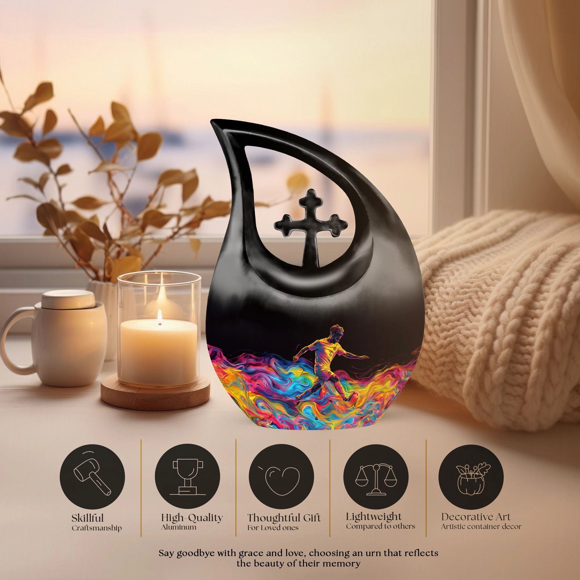 Soccer Urn: Honoring Love for the Game in Remembrance