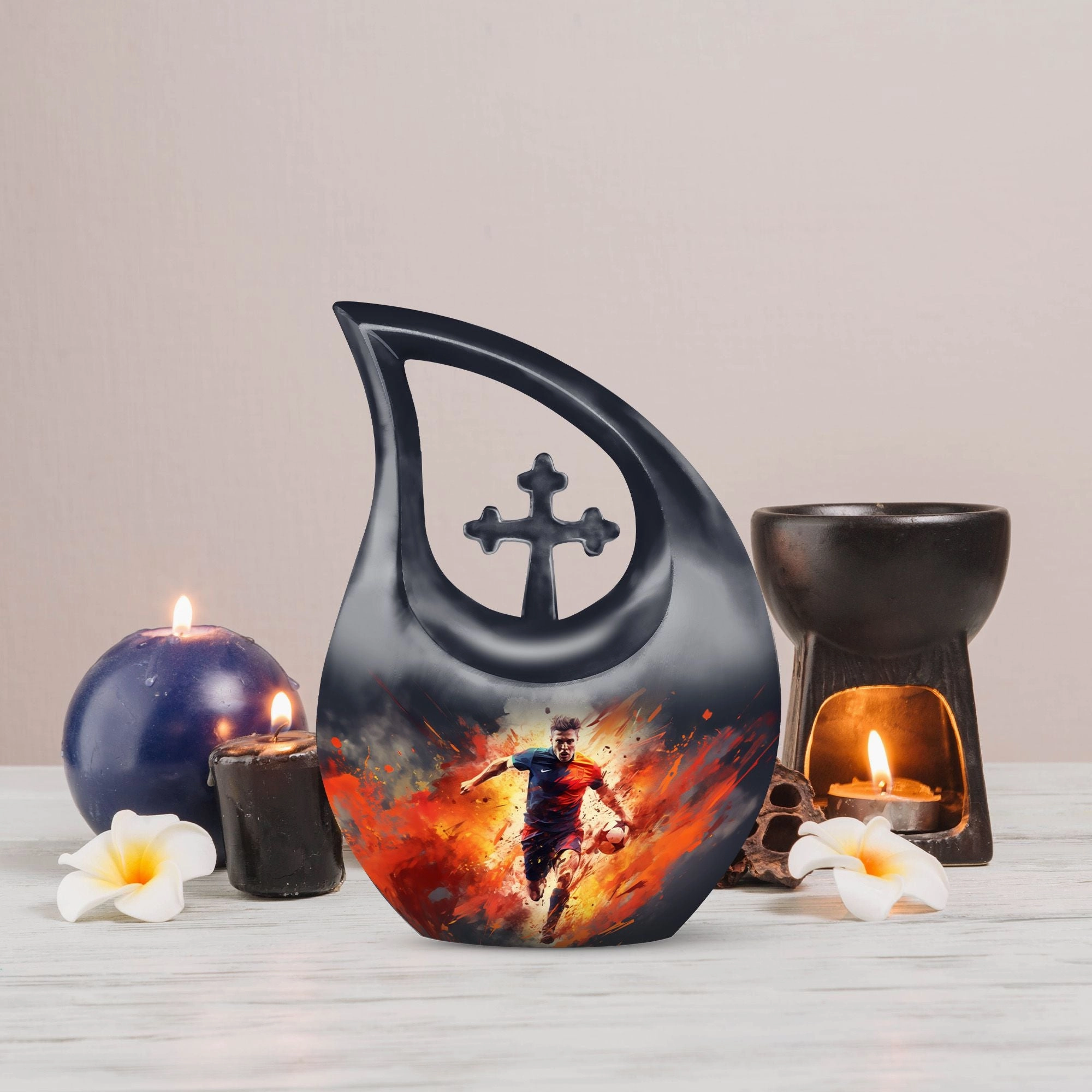 Sports-Theme Memorial Urn, Companion Shared Urn