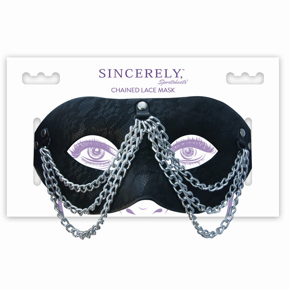 Sportsheets Sincerely Chained Lace Mask
