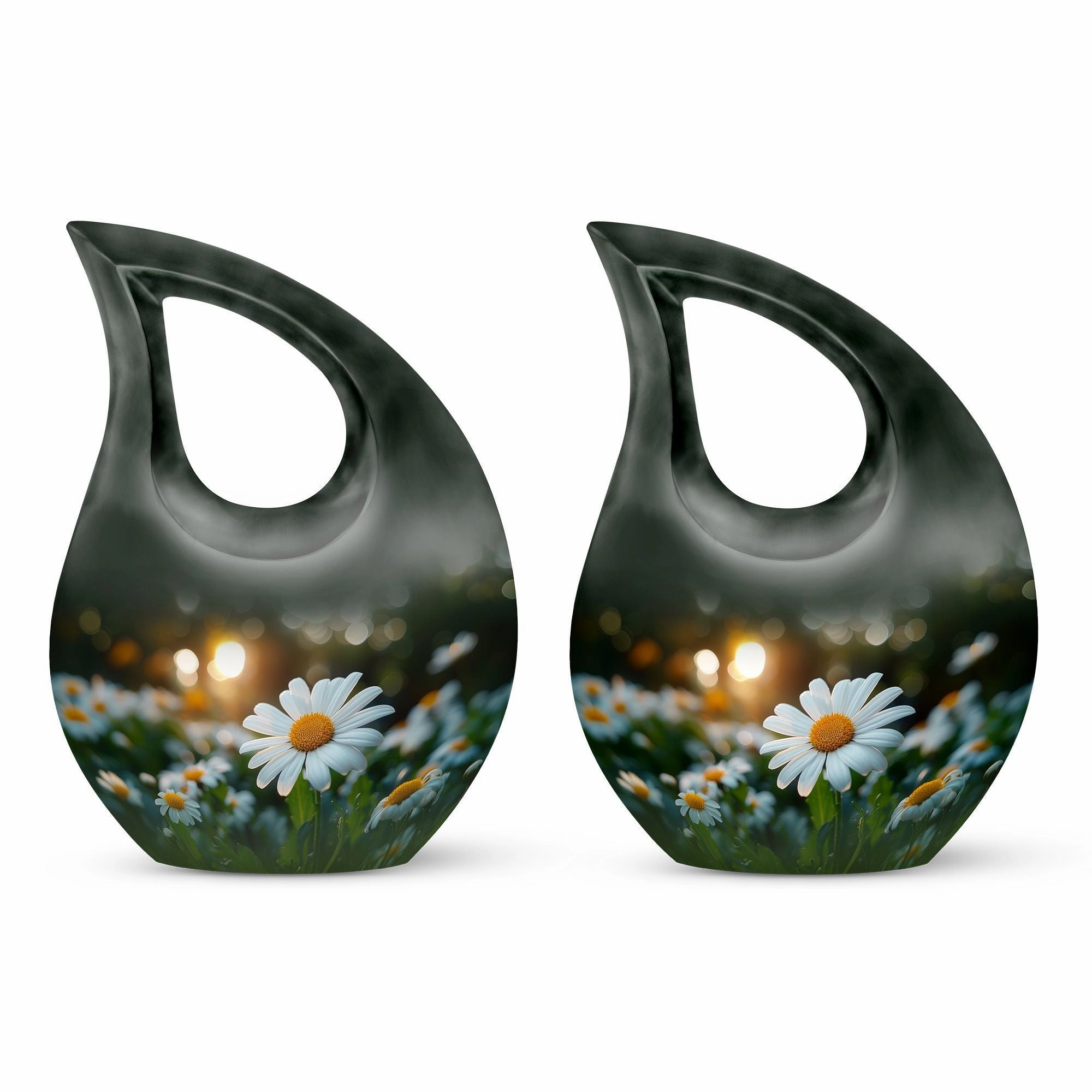 Sunset Glow Cross Drop Urn, A Soothing Memorial For Loved Ones
