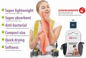 SUPER LIGHT TOWEL - Ultra-fine Microfibre by N-Rit -