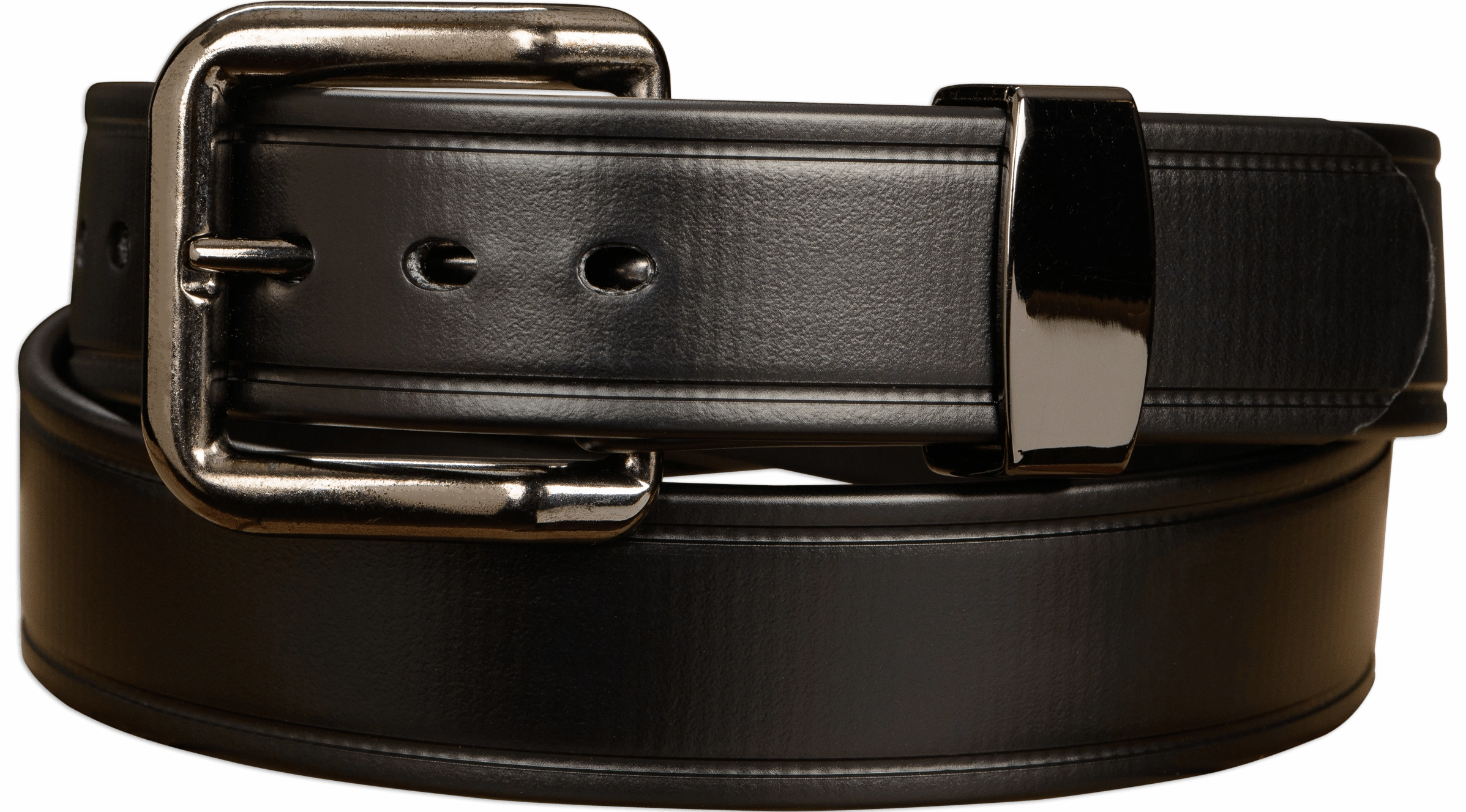 The Hercules Belt™ -  Black Max Thick With Gunmetal Buckle And Keeper 1.50" (H560BK)