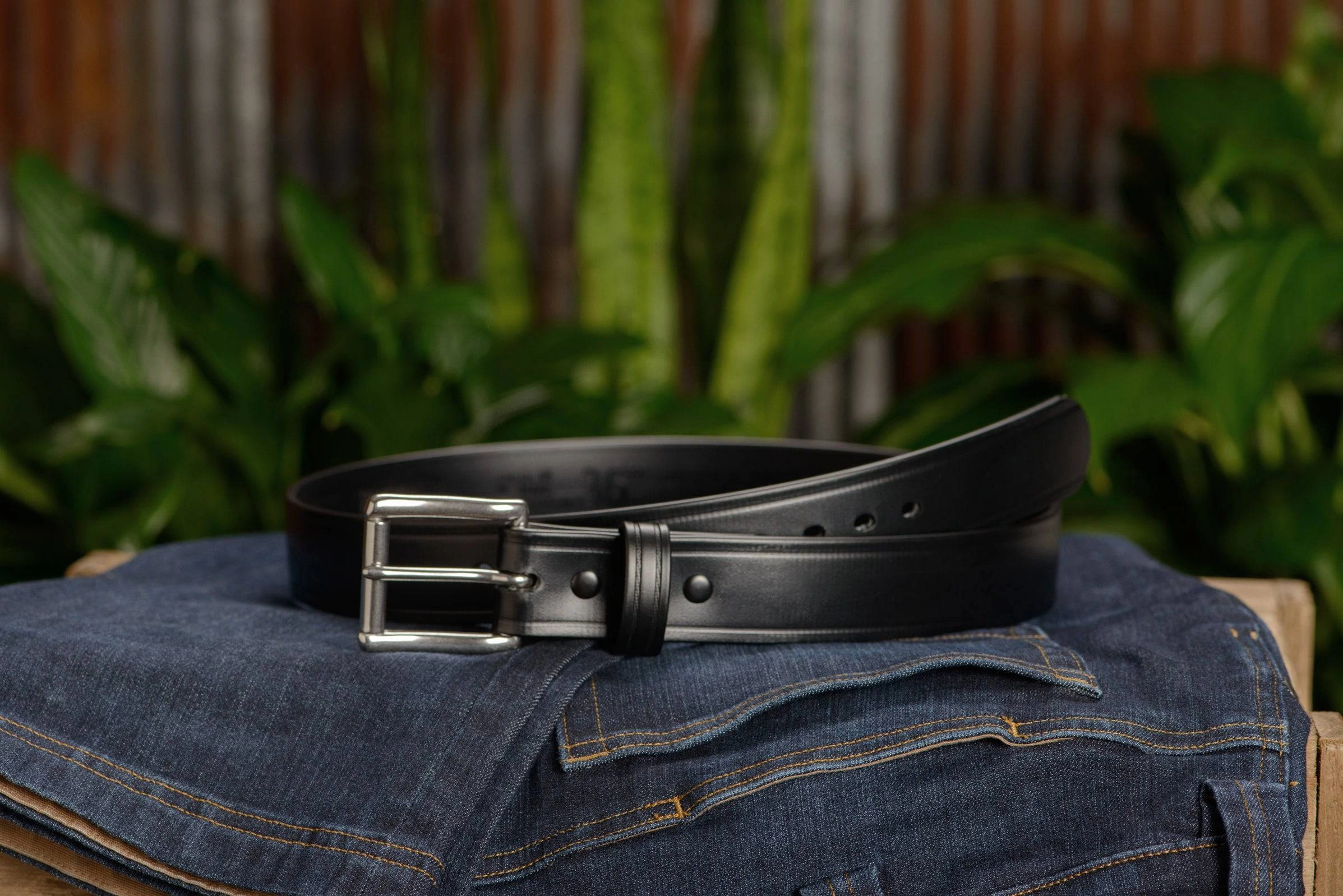 The Hercules Belt™ -  Black Max Thick With Stainless Buckle 1.50" (H500BK)